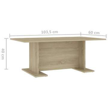 Modern Coffee Table Sonoma Oak - 103.5x60x40 cm