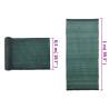 HDPE Privacy Net 1x10m Green - Durable Garden Shade