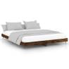 Smoked Oak Super King Bed Frame 180x200 cm | Durable & Stylish