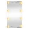 Wall Mirror with LED Lights 50x80 cm - Stylish & Functional