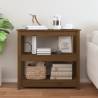 Honey Brown Console Table - Solid Pine Wood - 80x40x74 cm