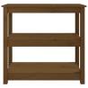 Honey Brown Console Table - Solid Pine Wood - 80x40x74 cm