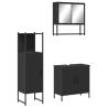 3 Piece Black Bathroom Furniture Set - Stylish & Practical