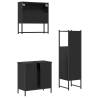 3 Piece Black Bathroom Furniture Set - Stylish & Practical