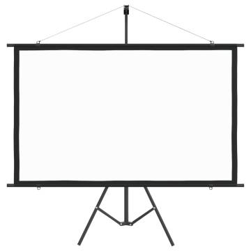 Projection Screen with Tripod 72" 16:9 - Durable & Portable