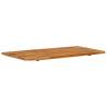 Solid Acacia Wood Bathroom Vanity Top - 100x52 cm