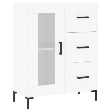 Stylish Highboard White 69.5x34x180 cm | Hipomarket UK