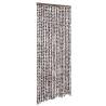 Insect Curtain Brown & White 56x185 cm Chenille - Hipomarket