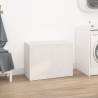 Laundry Box White | Solid Pine Wood Storage - HipoMarket