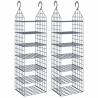 Hanging Closet Organiser with 7 Shelves | 2 pcs - Hipomarket