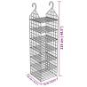 Hanging Closet Organiser with 7 Shelves | 2 pcs - Hipomarket