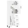 Highboard High Gloss White - Stylish Storage Solution | HipoMarket