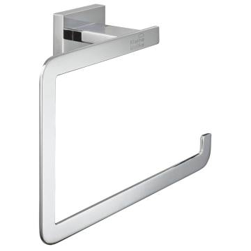 Kleine Wolke Meo Silver Towel Ring - Stylish Bathroom Solution