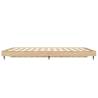 Bed Frame Sonoma Oak 140x190 cm | Durable & Stylish