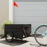 Bike Trailer Black 45 kg Iron Colour black Size 134 x 69 x 59 cm 