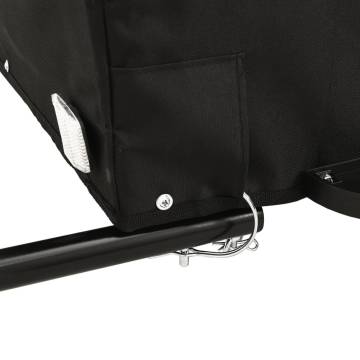 Bike Trailer Black - 45 kg Iron Cargo Trailer | HipoMarket