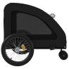 Pet Bike Trailer - Black Oxford Fabric & Iron | HipoMarket