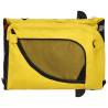 Pet Bike Trailer - Yellow & Black Oxford Fabric & Iron