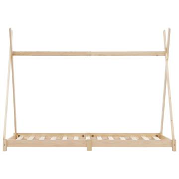 Kids Bed Frame Solid Pine Wood 90x200 cm | Stylish & Durable