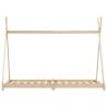 Kids Bed Frame Solid Pine Wood 90x200 cm | Stylish & Durable