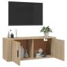 Wall Mounted TV Cabinet Sonoma Oak - Stylish & Practical