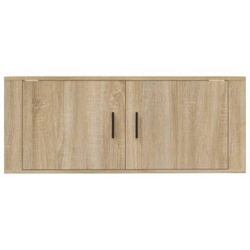 Wall Mounted TV Cabinet Sonoma Oak - Stylish & Practical