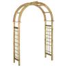 Trellis Arch Green Impregnated Pinewood - Garden Decor