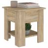 Stylish Sonoma Oak Coffee Table - 40x40x42 cm