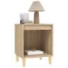 Stylish Bedside Cabinet Sonoma Oak - 40x35x50 cm