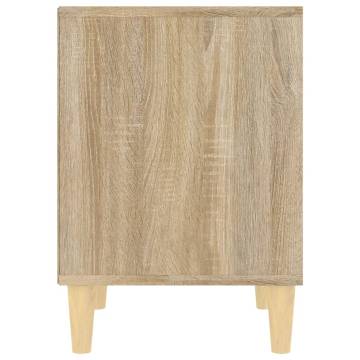 Stylish Bedside Cabinet Sonoma Oak - 40x35x50 cm