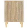 Stylish Bedside Cabinet Sonoma Oak - 40x35x50 cm