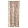 Fly Curtain Beige & Dark Brown 56x200 cm | Insect Protection