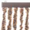 Fly Curtain Beige & Dark Brown 56x200 cm | Insect Protection