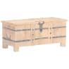 Solid Acacia Wood Chest 90x40x40 cm | HipoMarket UK