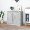 Sideboards 2 pcs Concrete Grey 37.5x35.5x67.5 cm Engineered Wood Colour concrete grey Quantity in Package 2 