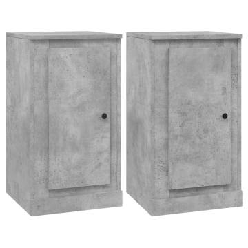 Concrete Grey Sideboards - 2 pcs Engineered Wood | HipoMarket