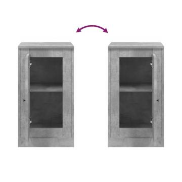 Concrete Grey Sideboards - 2 pcs Engineered Wood | HipoMarket