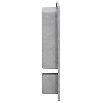 Shower Niche with 2 Compartments - Matt Grey | Hipo Market