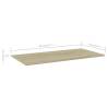 Bookshelf Boards 4 pcs Sonoma Oak - Quality Storage Solution