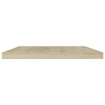 Bookshelf Boards - 4 pcs Sonoma Oak 60x10 cm | Hipomarket