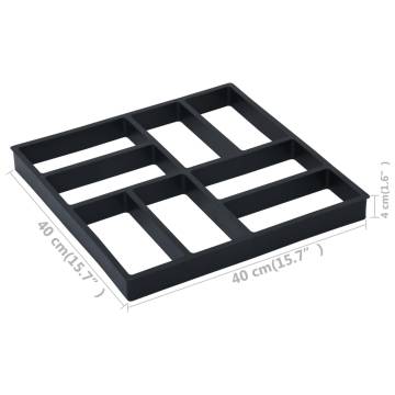 Pavement Moulds 2 pcs 40x40 cm | DIY Stone Paving Moulds