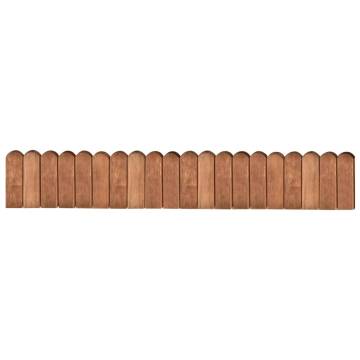 Border Roll Brown 120 cm - Durable Pinewood Garden Edging