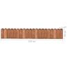 Border Roll Brown 120 cm - Durable Pinewood Garden Edging