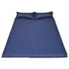 Blue Self-inflating Sleeping Mat - Perfect for Outdoor Adventures