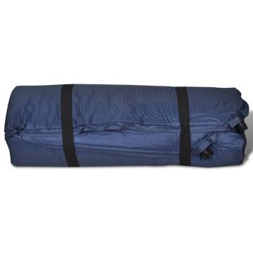 Blue Self-inflating Sleeping Mat - Perfect for Outdoor Adventures