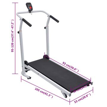 Mini Folding Treadmill - Compact & Adjustable | HipoMarket