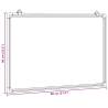 Magnetic Whiteboard 80x60 cm - Ideal for Home & Office