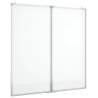 Magnetic Whiteboard Foldable 100x100 cm - Easy Installation