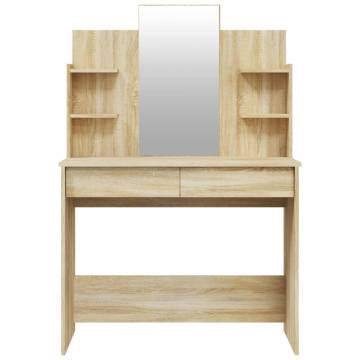 Stylish Dressing Table Set - Sonoma 96x40x142 cm