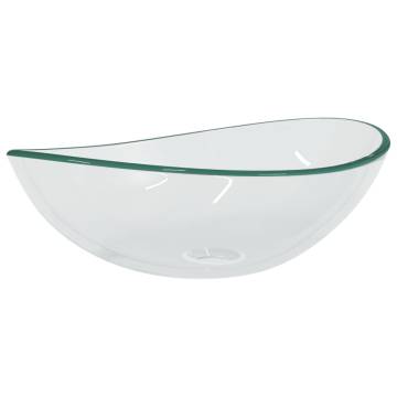 Stylish Tempered Glass Basin 54.5x35 cm - Hipomarket